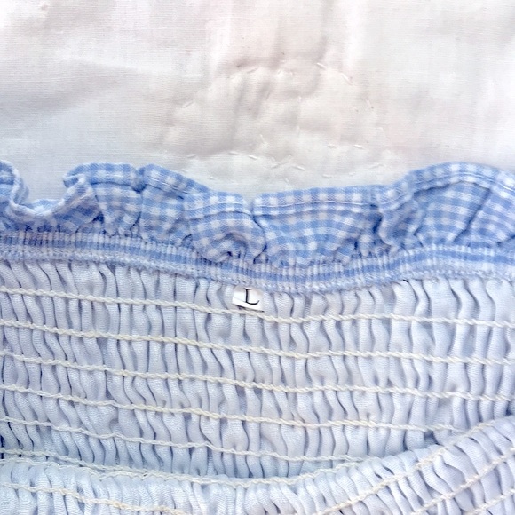 🌷SOLD🌷 Blue Gingham Cottagecore Dress 🤍🌷 - Picture 5 of 5